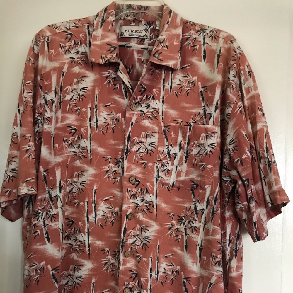 SUMMA , men’s shirt , size XL , 56%COTTON & rayon
